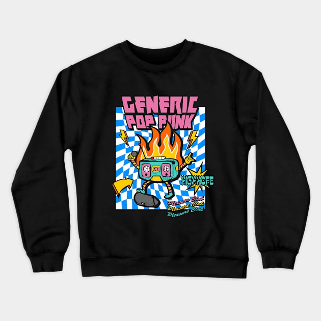 Generic Pop Punk Crewneck Sweatshirt by Cuppycake